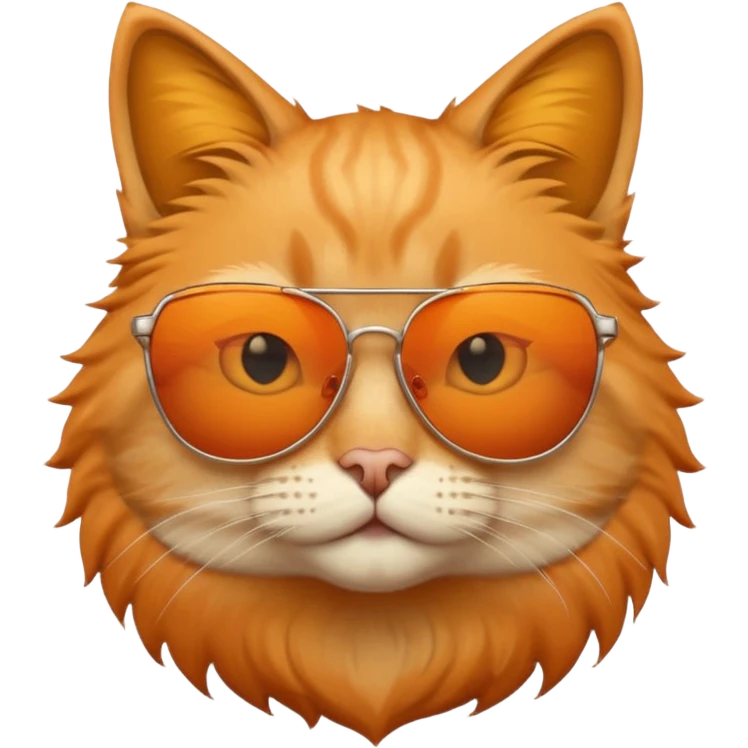 Cat wearing sunglasses emoji