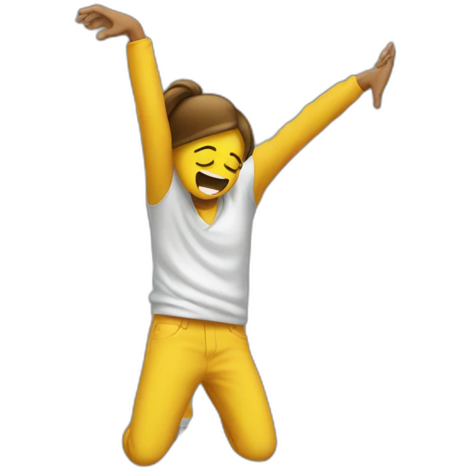 person that do a dab emoji