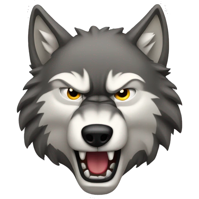 angry alpha wolf  emoji