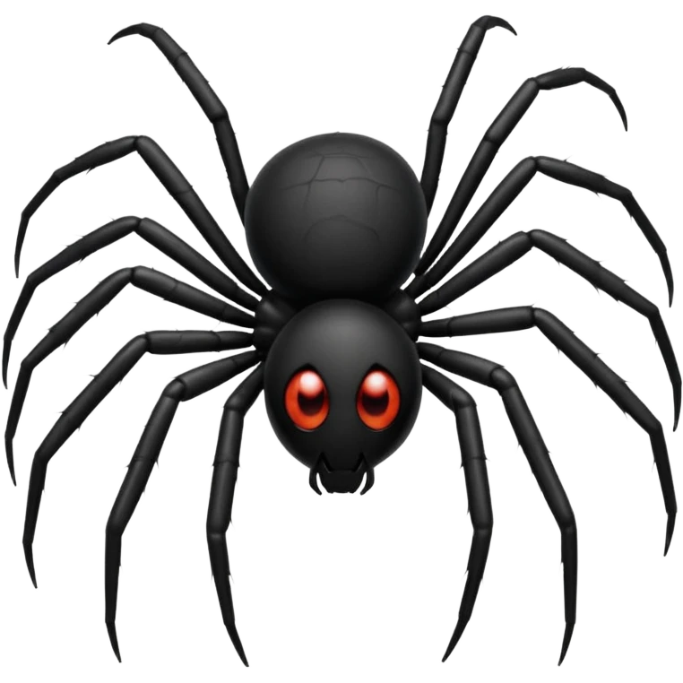 black back spider emoji