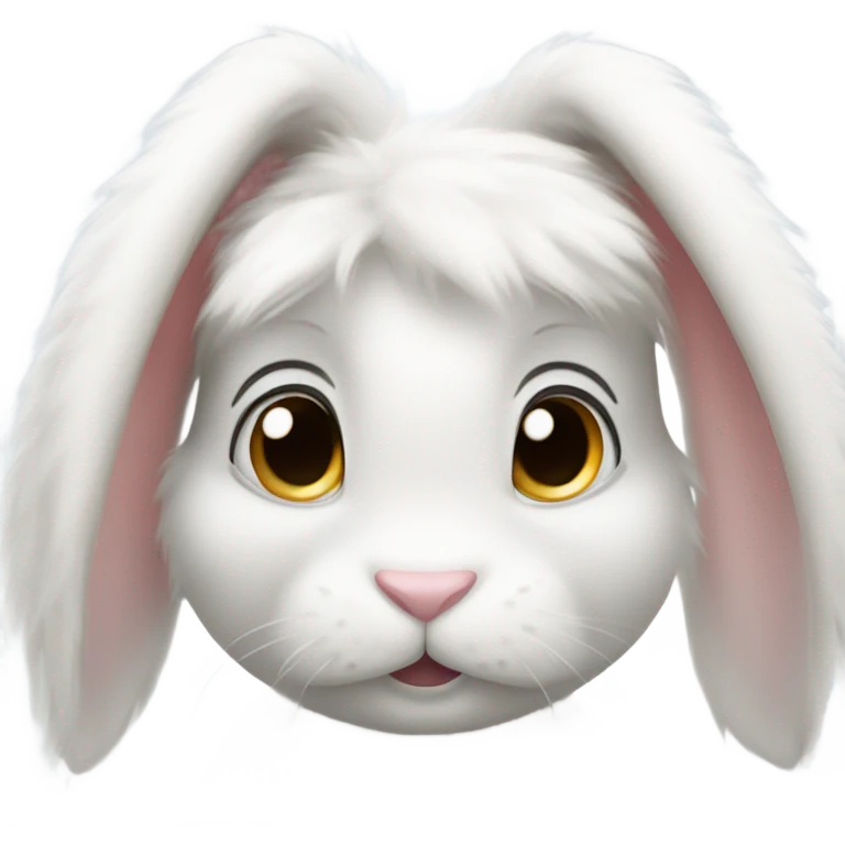 white bunny emoji