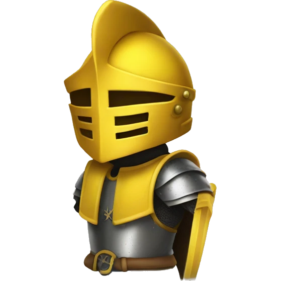 knight all yellow emoji