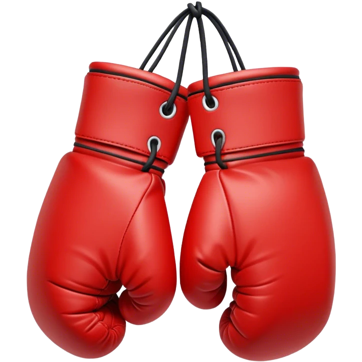 red pastel boxing gloves emoji