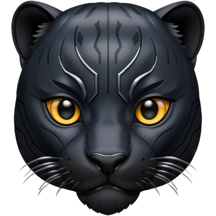 black panther face emoji