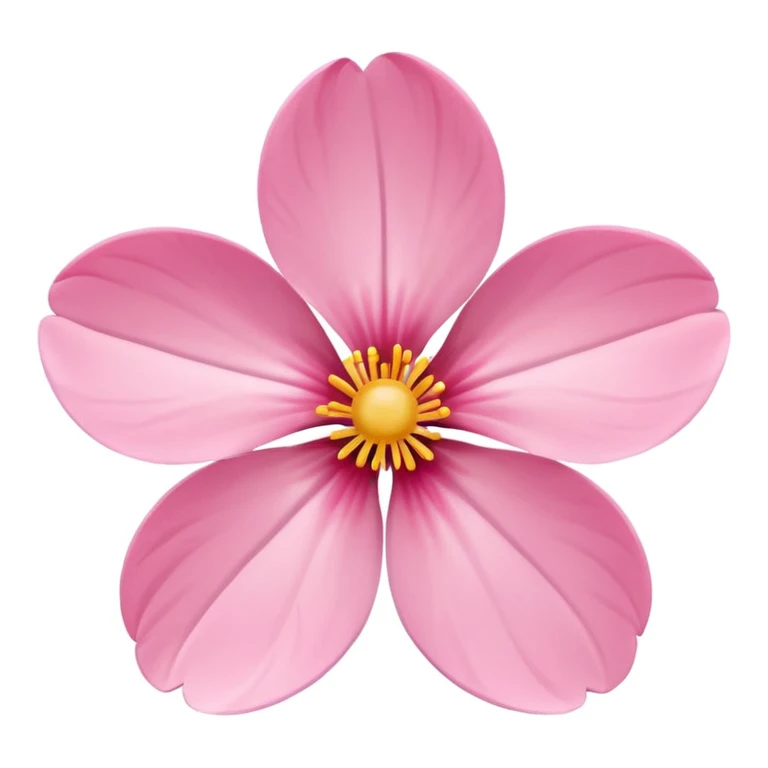 sakura flower with a soft pink background emoji