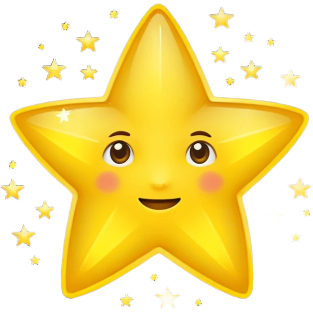 Half of a star emoji