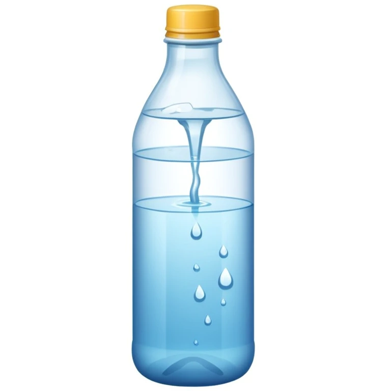 Botella de agua emoji