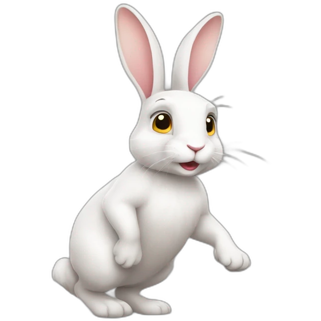 rabbit stumbles emoji