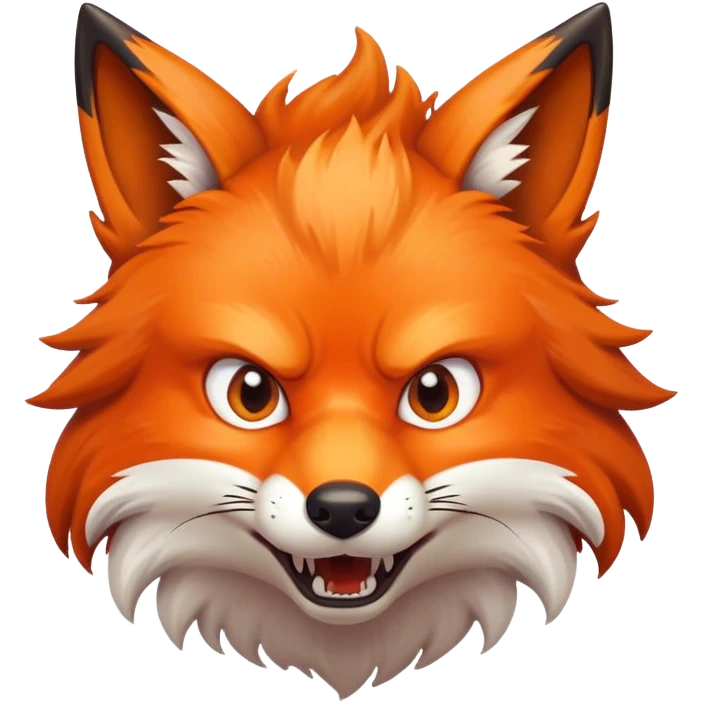 anger Fox  emoji