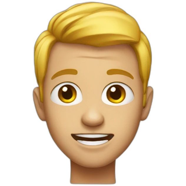 Crazy boy emoji