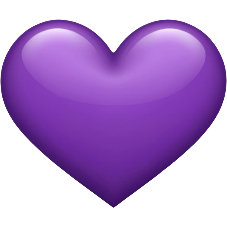 deep purple heart emoji