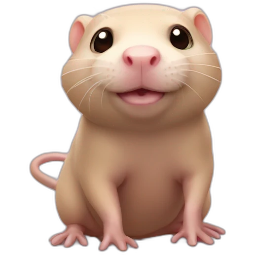 naked mole rat emoji