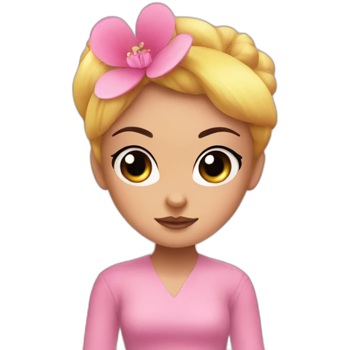 Blossom powerpuff girl emoji