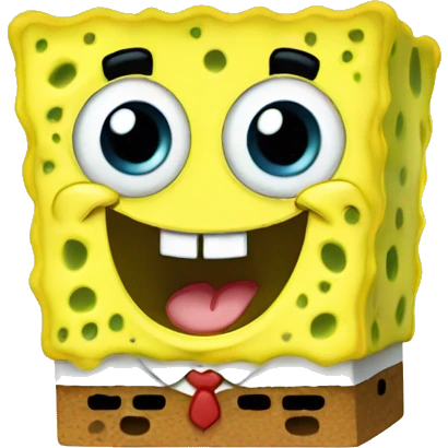 cute baby sponge bob emoji