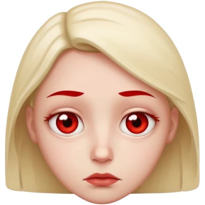 Strongly sad emoji