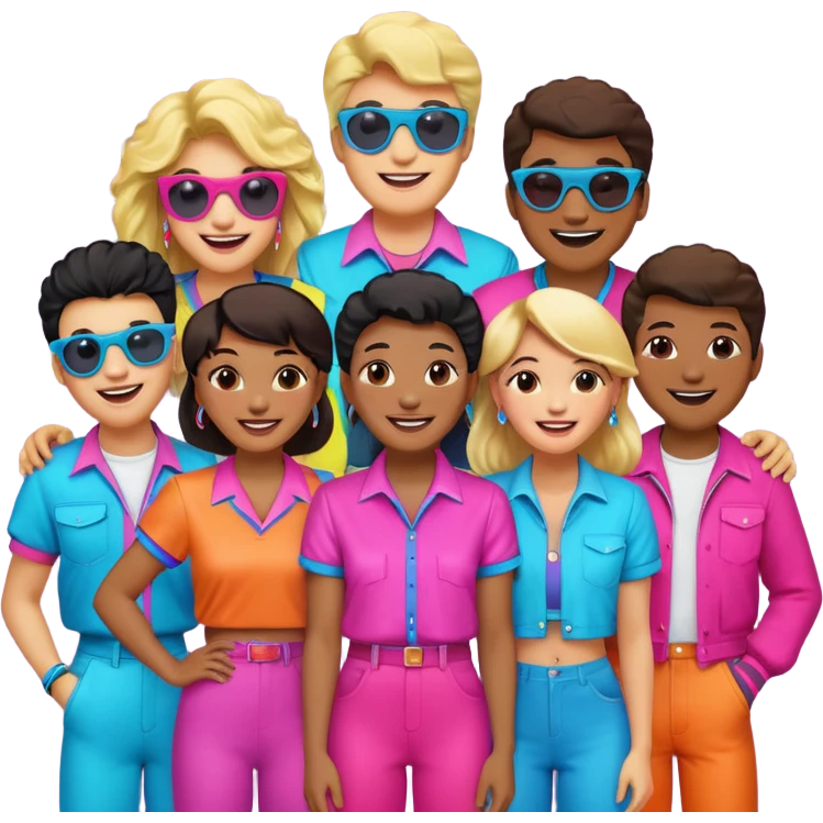 80'S CELEBRITIES emoji