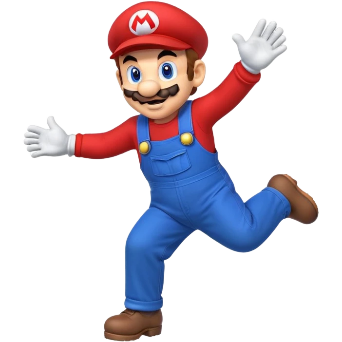 Mario Jumping emoji