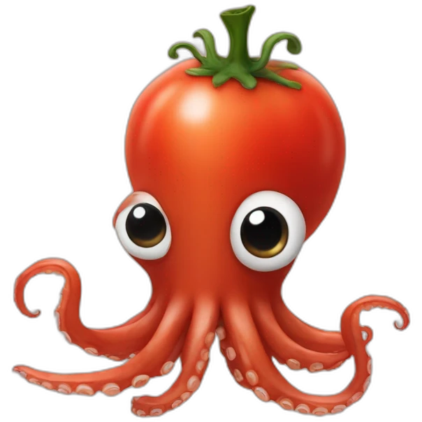 Octopus tomato emoji