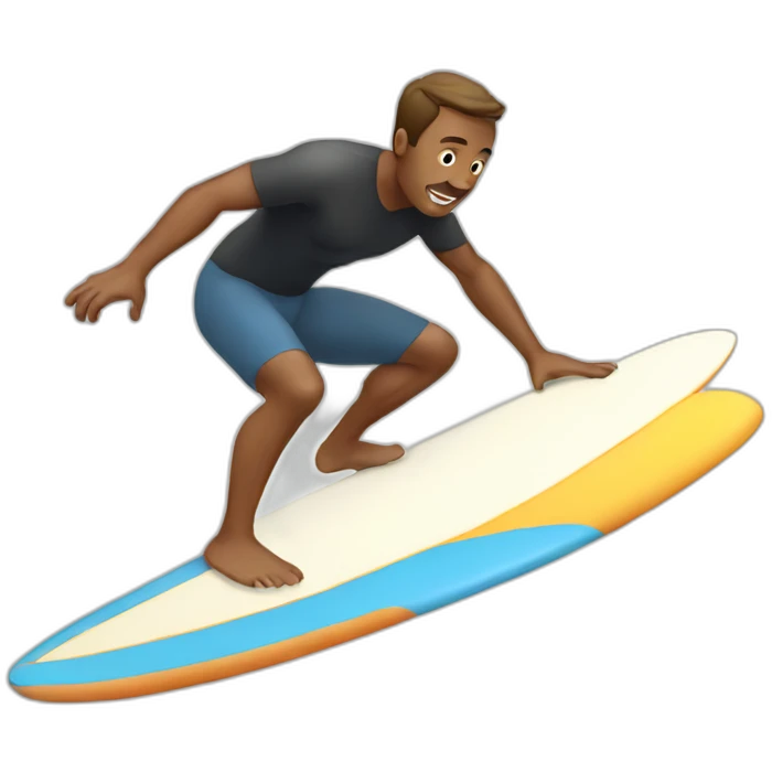 man-surfing emoji