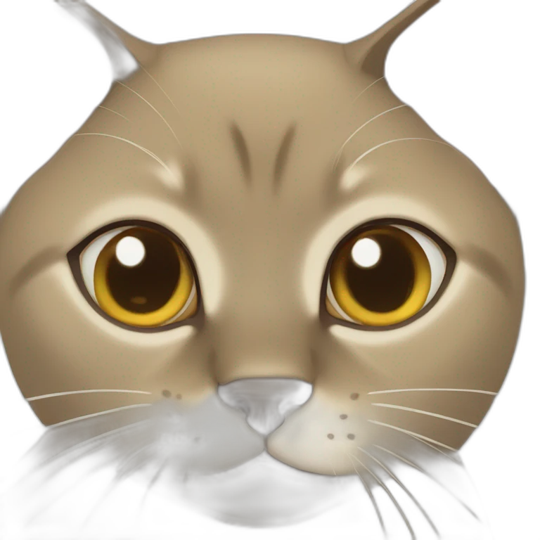 Burmese cat smiling emoji