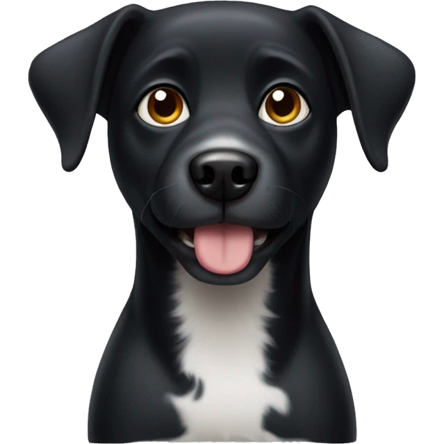 black dog emoji
