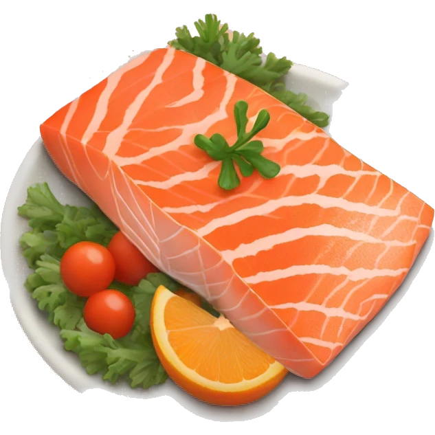 Salmon steak emoji