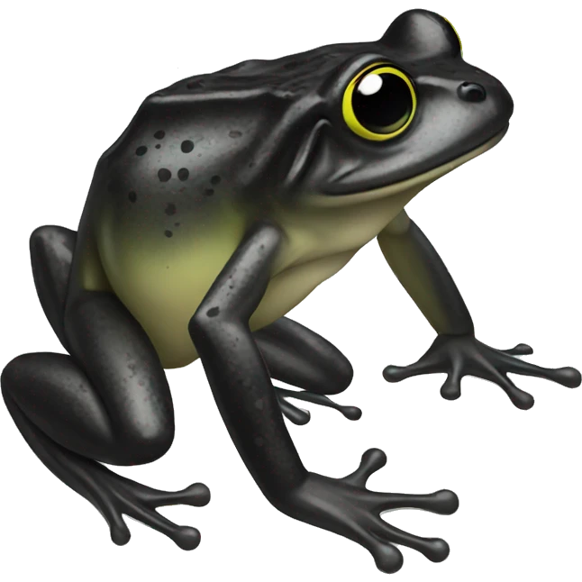 black frog emoji