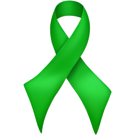 green ribbon  emoji