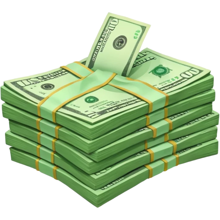 Falling value of the dollar emoji