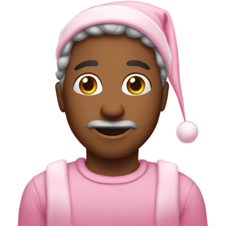 pink christmas emoji