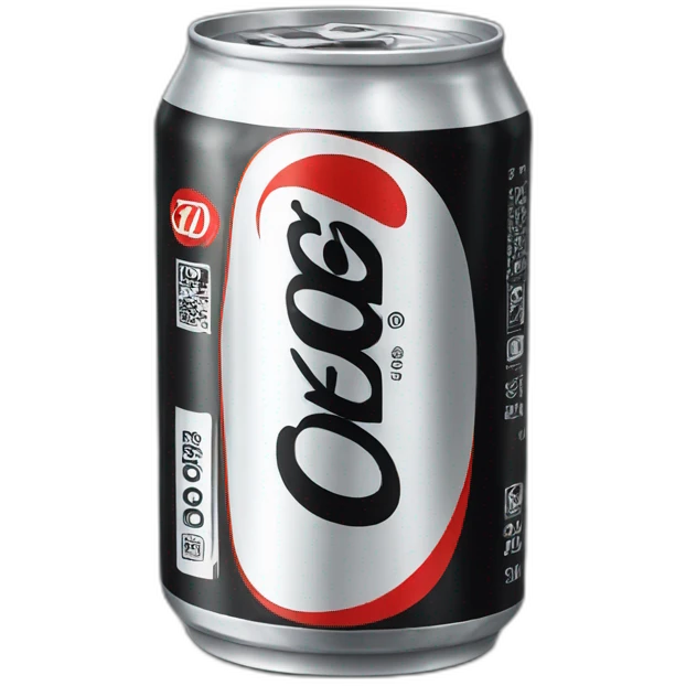 Coke Zero can emoji