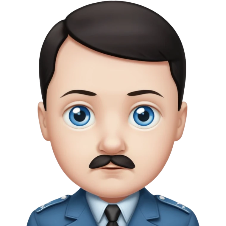 Hitler cute babyface emoji