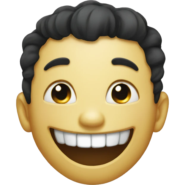 Laughing face gothic  emoji