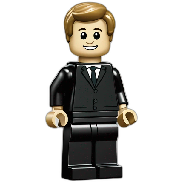 Emmanuel Macron Lego minifigurine emoji