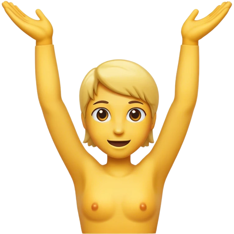Arms wide  emoji
