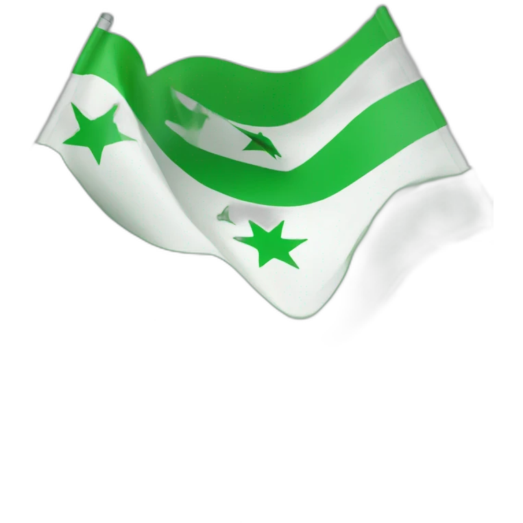 Green syrian flag emoji