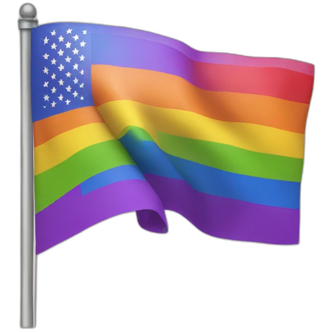 flag gay emoji