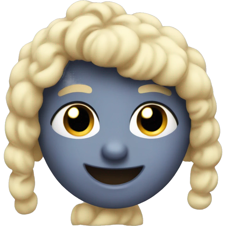 Make a face saying hello but very welcomin emoji