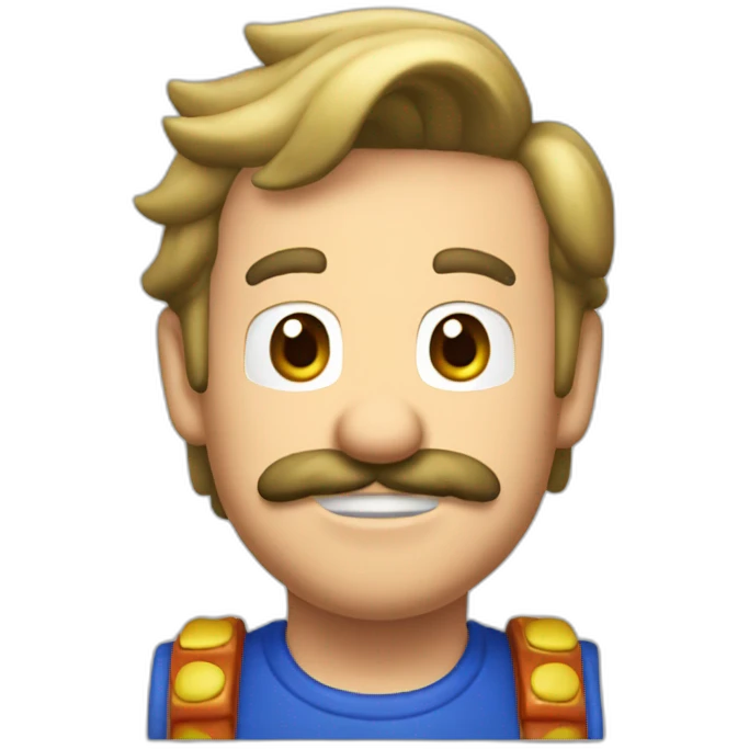 Peatch mario emoji