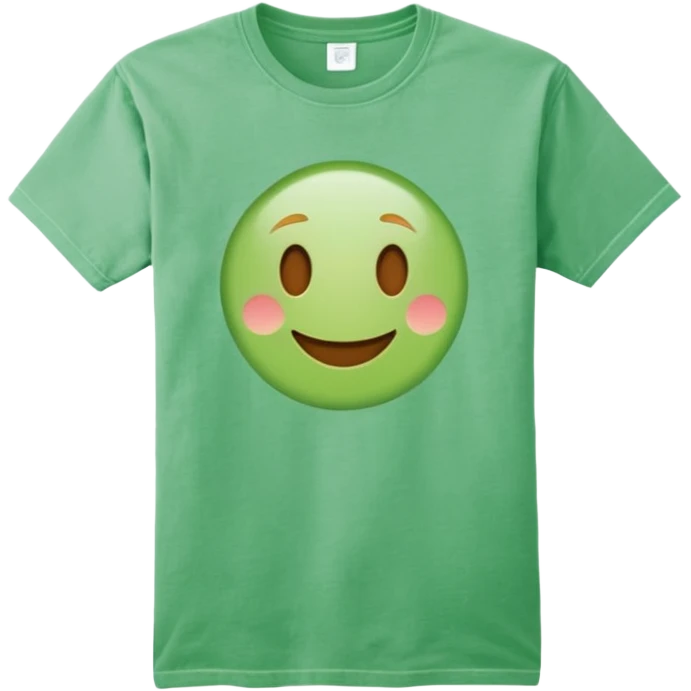 Green Comfort colors T-shirt emoji