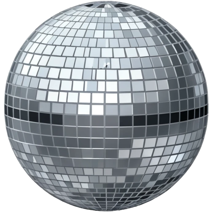  Glittery disco ball emoji