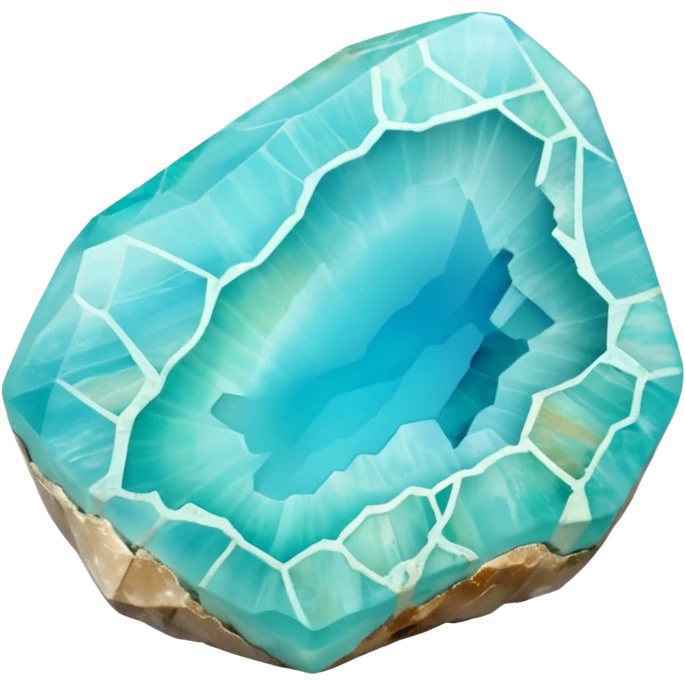 peruvian opal gemstone raw crystal mineral detailed emoji