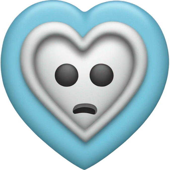 light blue heart emoji