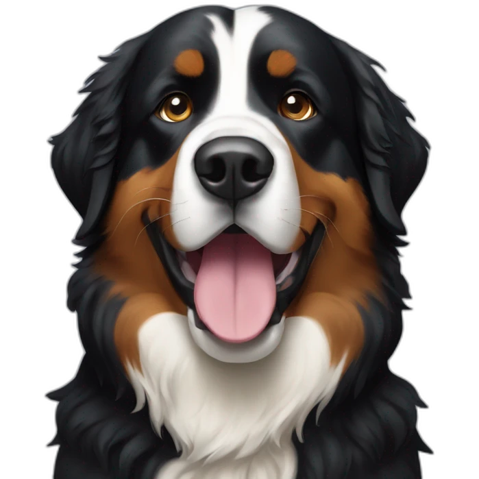 Bernese mountain dog michaela shiffrin emoji