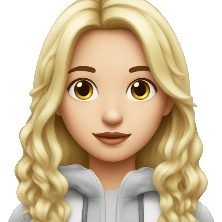 beautiful girl with apple vision pro emoji