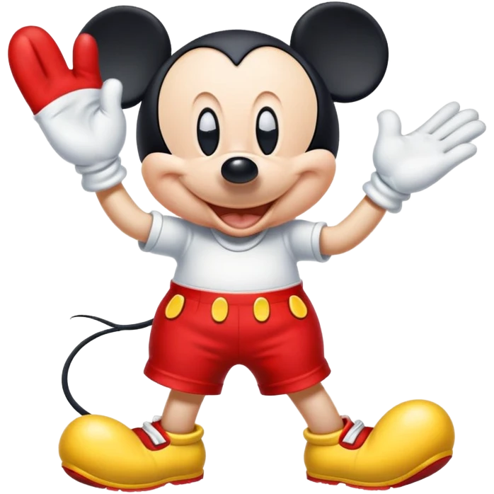 Mickey mouse emoji