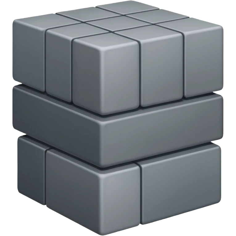 stack of squares (4) going away from the camera emoji