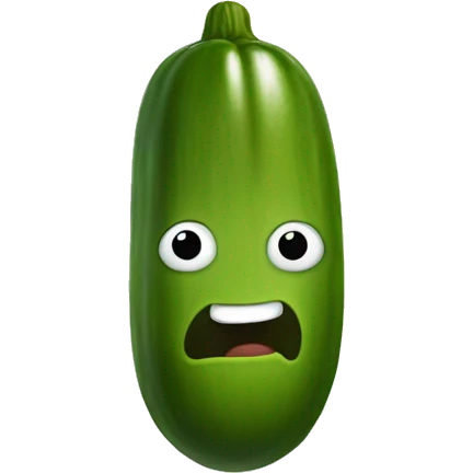 pickle with a face  emoji