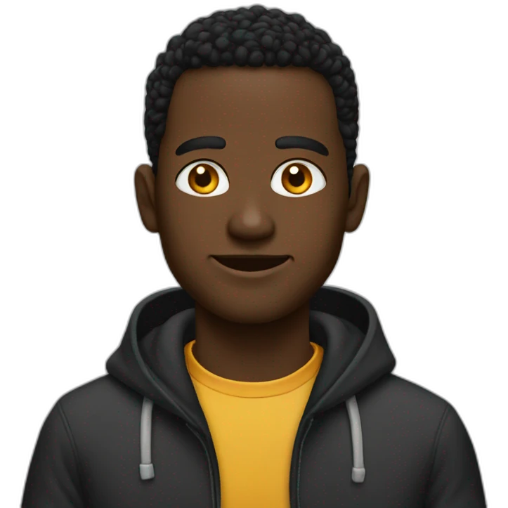 Black m emoji