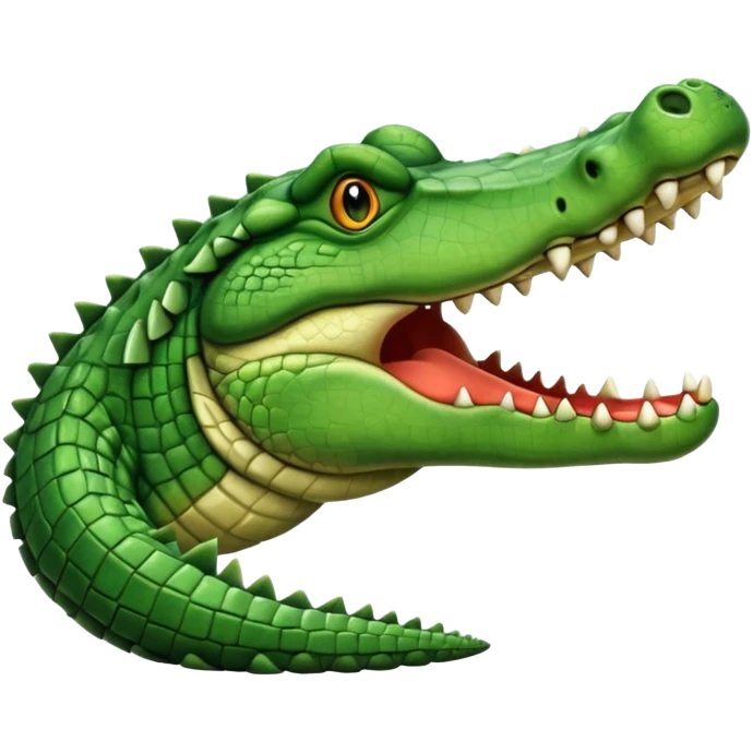 crocodile side view emoji